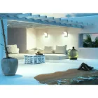 Projetor LED externo de alumínio com sensor de movimento - Nerea Viadurini