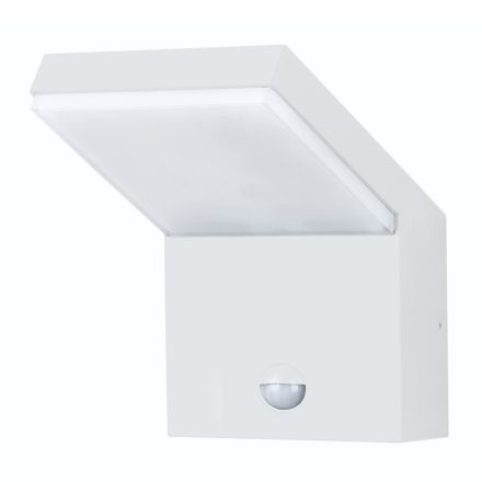 Projetor LED externo de alumínio com sensor de movimento - Nerea Viadurini