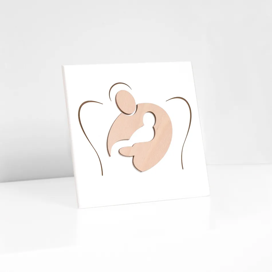 Pequena imagem representando o Sweet Embrace Gravado a Laser Made in Italy - Angelica Viadurini