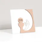 Pequena imagem representando a Eucaristia Gravada a Laser Made in Italy - Ingrid Viadurini