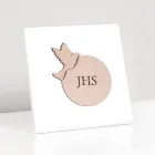 Imagem gravada a laser representando a confissão feita na Itália - Jeremias Viadurini