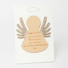 Pequeno quadro representando um anjinho com espigas de milho Feito na Itália - Greta Viadurini