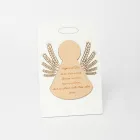 Pequeno quadro representando um anjinho com espigas de milho Feito na Itália - Greta Viadurini