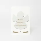 Imagem gravada a laser de um anjo abençoado feito na Itália - Alain Viadurini