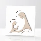 Imagem representando a aparição do Arcanjo à Madona feita na Itália - Abu Viadurini