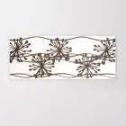 Quadro com anêmonas feito com laser feito na Itália - Tomoko Viadurini