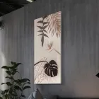 Pintura com motivos tropicais feita com laser feita na Itália - Saeko Viadurini