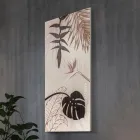 Pintura com motivos tropicais feita com laser feita na Itália - Saeko Viadurini