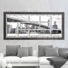 Quadro com painéis suspensos de cordas decoradas à mão Viadurini