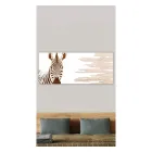 Pintura com Zebra Feito com Laser Feito na Itália - Yuuka Viadurini