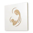 Imagem gravada a laser da Madonna com criança feita na Itália - Bashira Viadurini