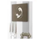 Imagem gravada a laser da Madonna com criança feita na Itália - Bashira Viadurini