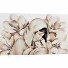 Painel de design moderno em relevo sobre tela feito na Itália Viadurini