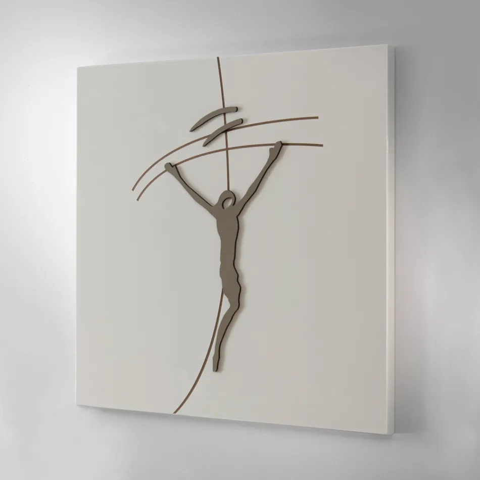 Imagem gravada a laser representando o Messias feita na Itália - Ahmya Viadurini