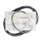 Imagem gravada a laser com o beijo de Maria a Jesus feita na Itália - Sylvie Viadurini