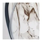 Imagem gravada a laser com o beijo de Maria a Jesus feita na Itália - Sylvie Viadurini