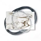 Imagem gravada a laser com o beijo de Maria a Jesus feita na Itália - Sylvie Viadurini