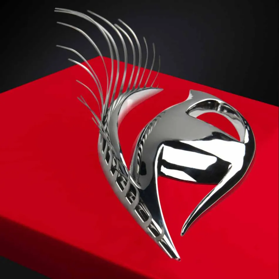 Estrutura do Artesão Moderno em Madeira, Aço e Resina Made in Italy - Eye Viadurini