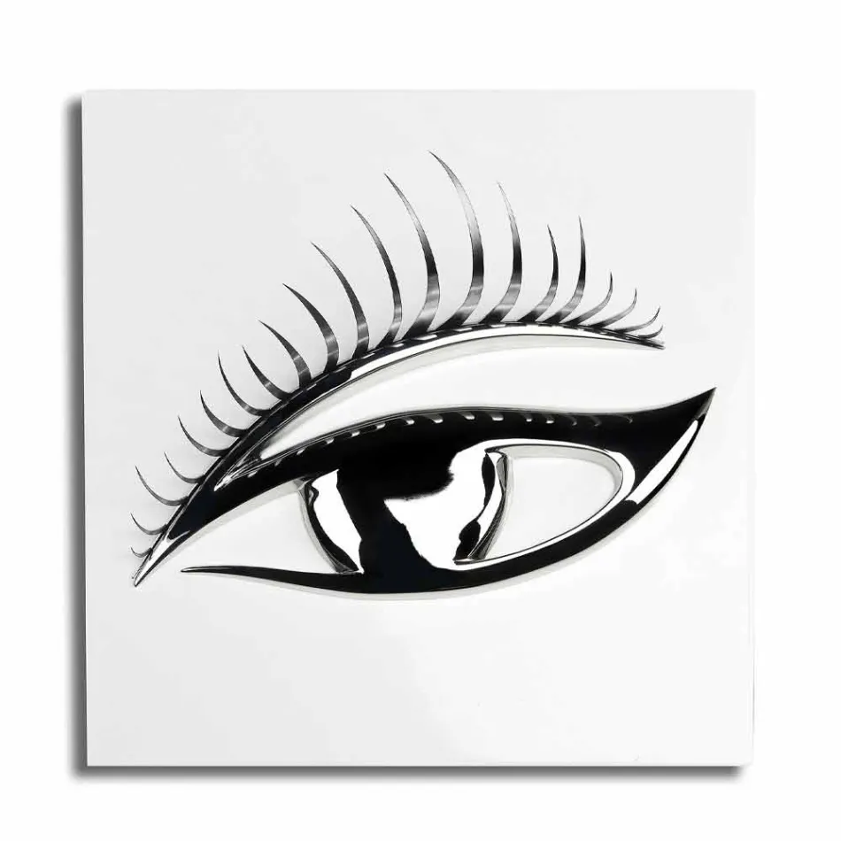 Estrutura do Artesão Moderno em Madeira, Aço e Resina Made in Italy - Eye Viadurini