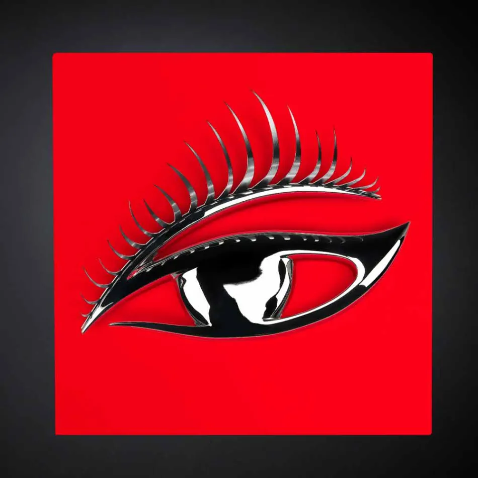 Estrutura do Artesão Moderno em Madeira, Aço e Resina Made in Italy - Eye Viadurini