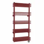 Radiador elétrico moderno com design de parede vertical de até 700 watts - prateleira Viadurini