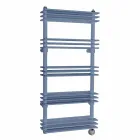 Radiador elétrico moderno com design de parede vertical de até 700 watts - prateleira Viadurini