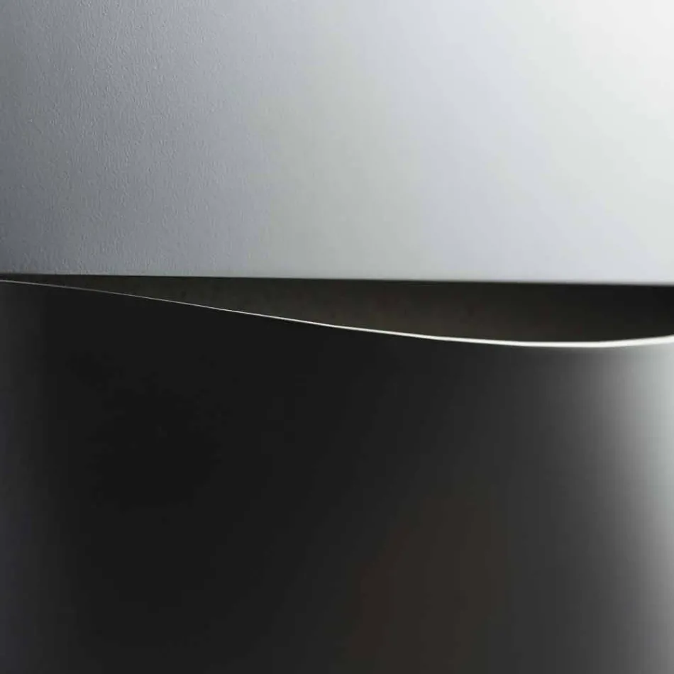 Radiador elétrico vertical em design moderno de aço até 1000 W - corte Viadurini