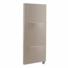 Radiador elétrico vertical em design moderno de aço até 1000 W - corte Viadurini