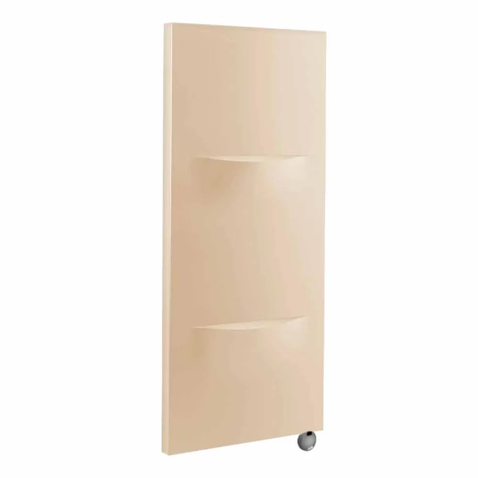 Radiador elétrico vertical em design moderno de aço até 1000 W - corte Viadurini