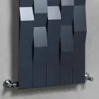 Radiador de parede hidráulica de aço de design moderno de até 1003 watts - pedra Viadurini