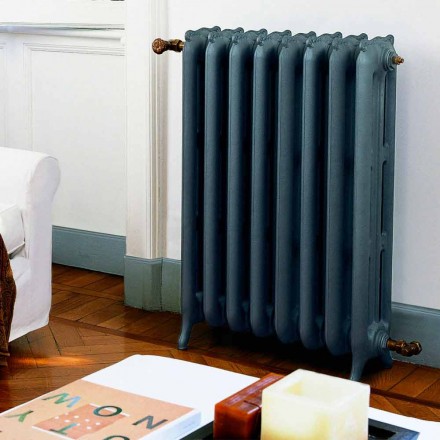 Retro radiador de ferro fundido hidráulico com 3 colunas Tiffany by Scirocco H Viadurini