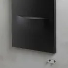 Radiador hidráulico vertical com design moderno de aço até 850 W - corte Viadurini