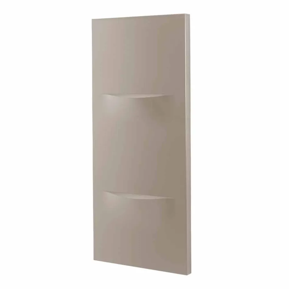 Radiador hidráulico vertical com design moderno de aço até 850 W - corte Viadurini