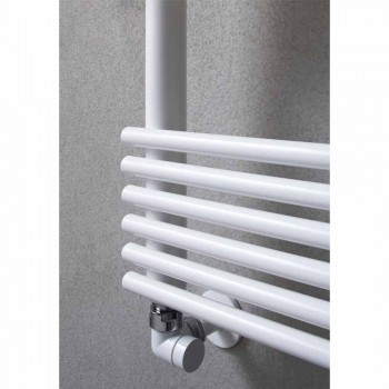 Aquecedor de toalhas com radiador horizontal em aço Design 750 W - Nibbio