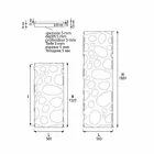 Radiador Hidráulico Moderno com Design Vertical de até 903 W - Scuba Viadurini