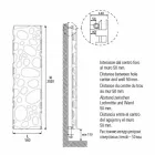 Radiador Hidráulico Moderno com Design Vertical de até 903 W - Scuba Viadurini