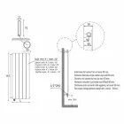 Projeto elétrico da parede vertical do radiador do projeto 1000 W - Picchio Viadurini