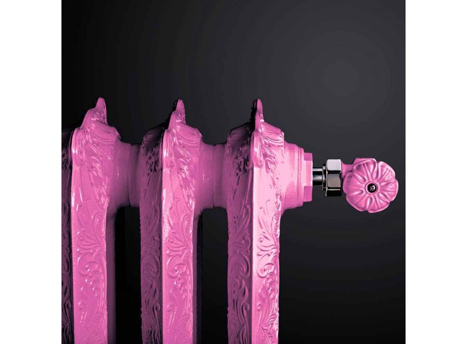 Radiador de calor hidráulico de ferro fundido decorado com Tiffany Scirocco H Viadurini