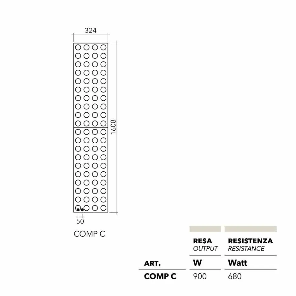 Tijolo por Scirocco H Viadurini
