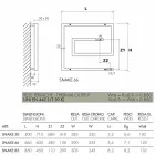 Radiador hidráulico contemporâneo Snake by Scirocco H Viadurini
