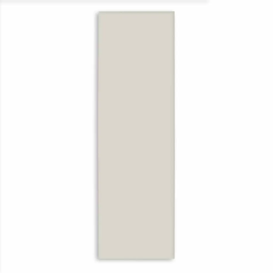 Radiador de projeto vertical em aço branco acinzentado até 839 W - gelo Viadurini