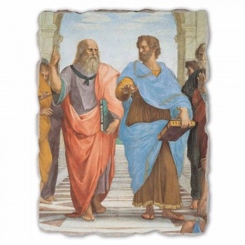 Raffaello Sanzio "Escola de Atenas" parte. Platão e Artistotele