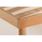 Estrado Piazza e Mezzo Totalmente em Madeira de Faia Orgânica Delta 120x190 cm - Delta Viadurini