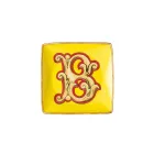 Rosenthal Versace Alphabet 6 Tigelas de Porcelana Quadradas e Planas - Alphabet Viadurini