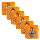 Rosenthal Versace Alphabet 6 Tigelas de Porcelana Quadradas e Planas - Alphabet Viadurini