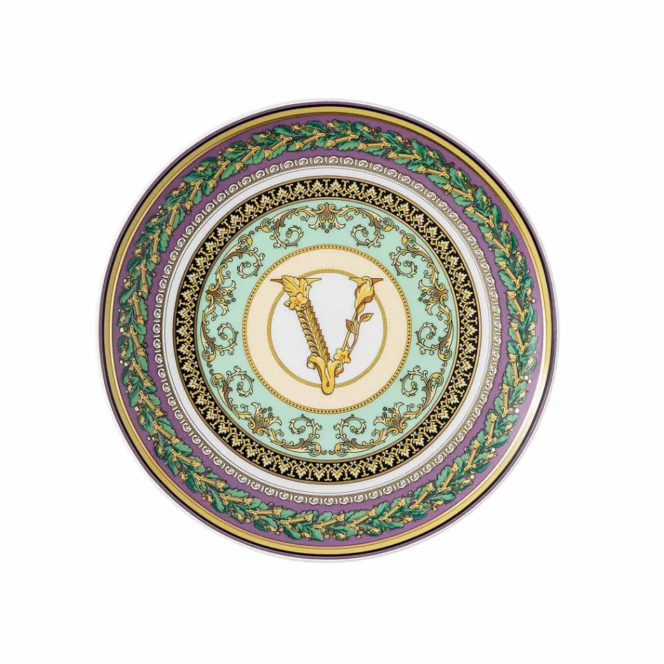 Rosenthal Versace Barocco Mosaic 4 Pratos de Jantar Diâmetro 17 cm - Mosaic Viadurini