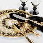 Rosenthal Versace I Love Baroque 4 Pratos de Jantar Diâmetro 18 cm - Barroco Viadurini