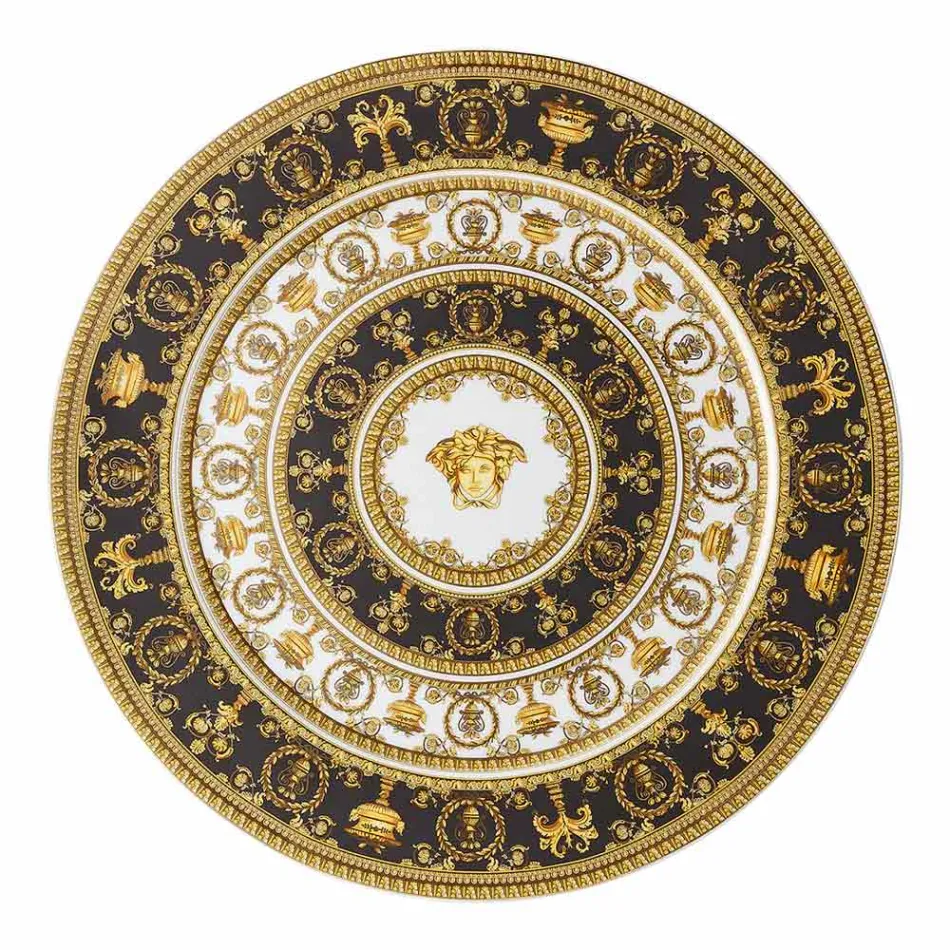 Rosenthal Versace I Love Baroque Place Card Prato Diâmetro 33 cm - Barroco Viadurini