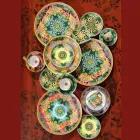 Rosenthal Versace Jungle Animalier 6 Tigelas Quadradas Planas - Animalier Viadurini