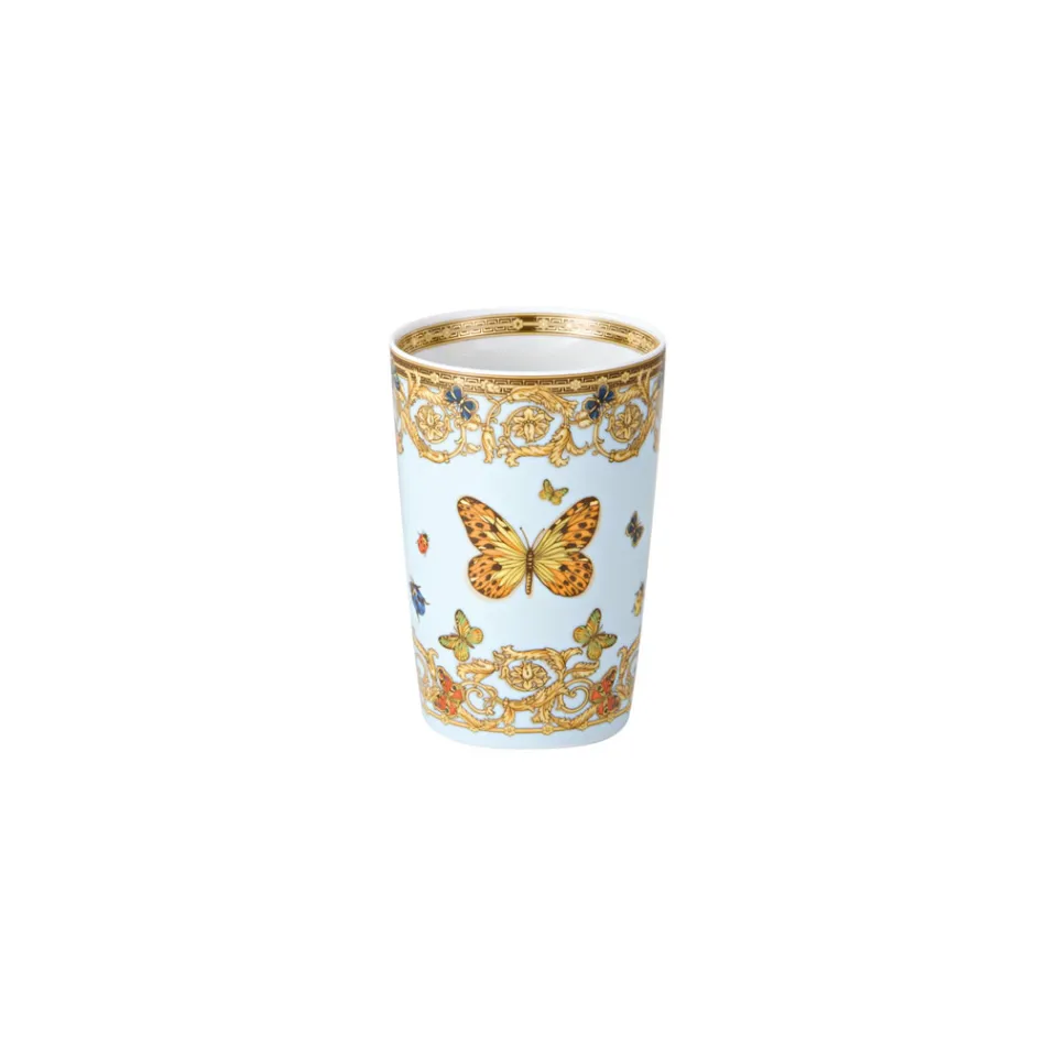 Rosenthal Versace Le Jardin 4 Copos sem alça com elementos naturais - Medusa Viadurini